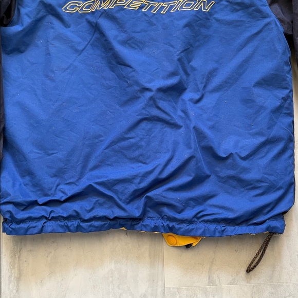 Nautica  competition, jacket, reversible blue  yellow  midweight rain jacket EUC - Picture 10 of 11